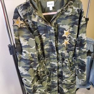 Camouflage Anorak Outerwear